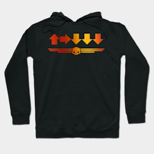 helldivers-500kg-bomb gradient orange Hoodie